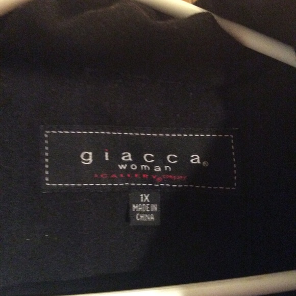 Giacca women’s black coat 1x - Picture 3 of 6